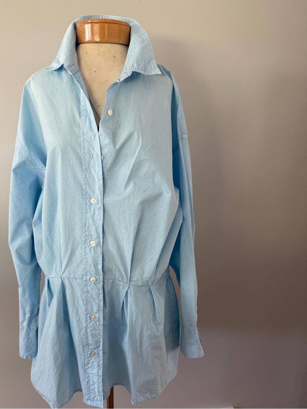 Zara poplin shirt dress